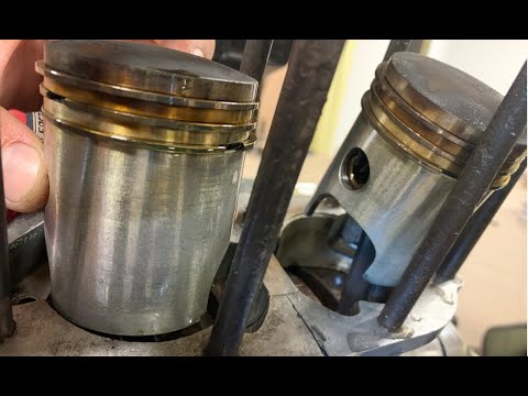 Modification of channels in the cylinders of the Java 638 motorcycle