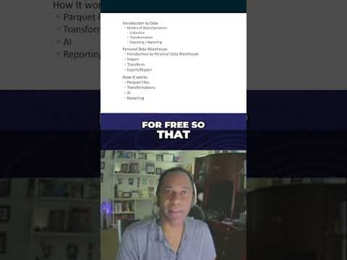 Build Your OWN Personal Data Warehouse (FREE!) #blazor #blazorhybrid #dotnet