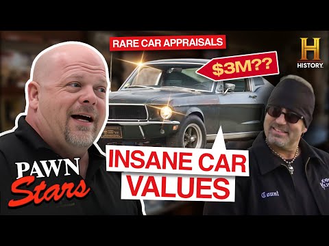 COUNTING CARS MEETS THE PAWN STARS (6 High Price Rare Car Appraisals) | Pawn Stars