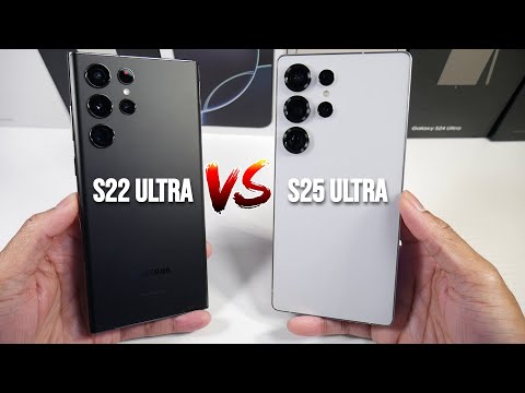 Samsung Galaxy S22 Ultra VS Samsung Galaxy S25 Ultra! (Camera Comparison, PUBG & Display & Speed)