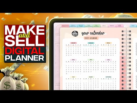 How to Create Digital Planners for GoodNotes and Sell Them!