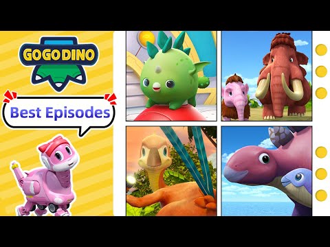 The Amazing Adventure with Misty! 🪽 | Mammoth + More | GOGODINO Best Episodes | Dinosaurs