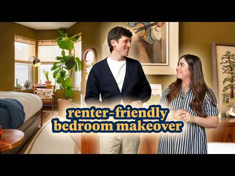 Mid-Century Modern Style Bedroom Makeover For @handyman.graham