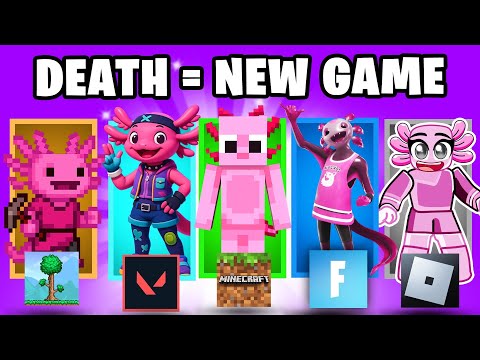 Minecraft, But If I Take Damage I Switch Games!