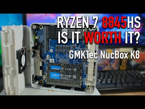 Ryzen 7 8845HS Benchmarks! GMKTec NucBox K8 Mini PC Review: 32GB DDR5, 1TB M.2, AI Stuff
