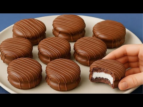 Easiest homemade dessert with chocolate and a delicious filling! Two quick recipes