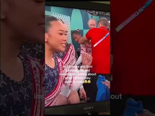 They are so real for that #sunilee #simonebiles #girlhood #lizzyedits