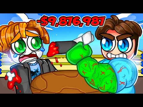 I SPENT $9,876,987 in ROBLOX ARM WRESTLE SIMULATOR (world record)