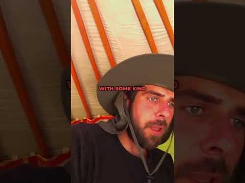 This is how we get drinking water in Mongolian π²π³ steppes #mongolia