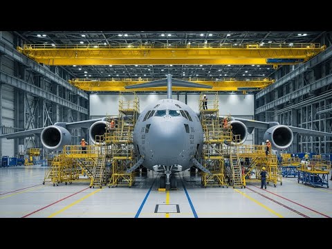 Inside the C-17A Globemaster III Factory: Building America’s Strategic Airlift Giant