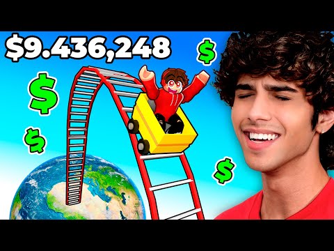 Spending $9,436,248 to Build The BIGGEST ROLLERCOASTER in Roblox…