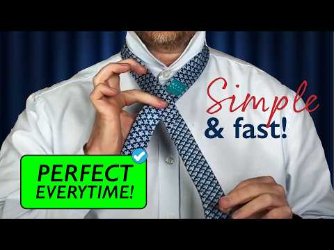 How to tie a tie - Very EASY Method! (Half Windsor Knot)