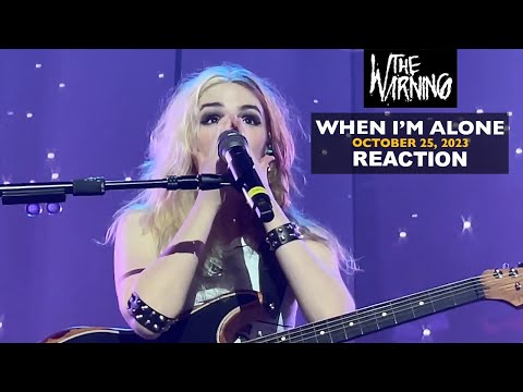 Musicians REACT to The Warning's Dany: When I'm Alone (Monterrey 2023)