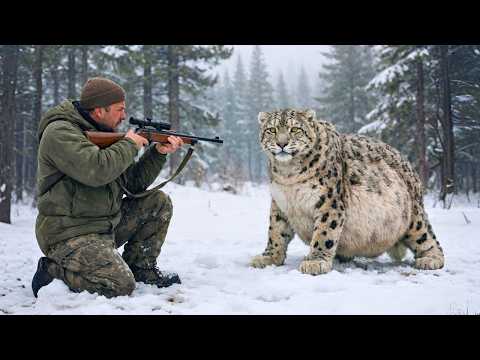 Охотник уже прицелился в самку леопарда… Но заметив её живот, застыл на месте от ужаса...