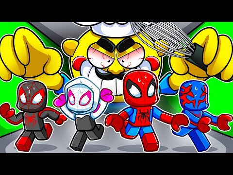 SPIDEY FRIENDS GET COOKED FOR DINNER....