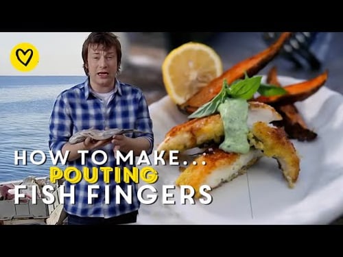 How To Make Pouting Fish Fingers & Sweet Potato Wedges By Jamie Oliver