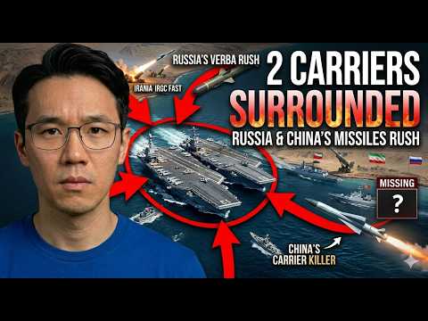 Russia AND China Are Both Rushing Missiles to Iran — America's 2 Carriers Are Already Surrounded