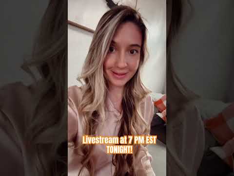 Join me for tonight’s livestream at 7 PM EST! Fun giveaway to come!