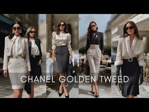 Paris Chic Meets Golden Glamour | Chanel F/W 2025/26 Tweed Elegance Reveal