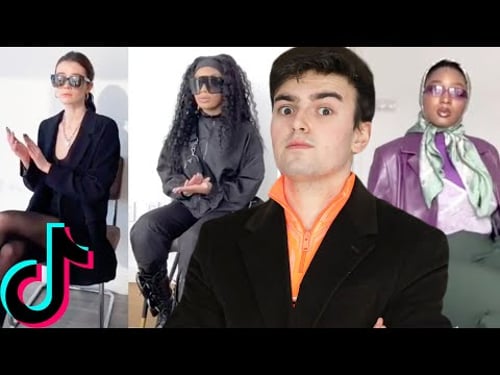 Fashion Critic Reacts to Tik Tok Front Row Fashion Challenge