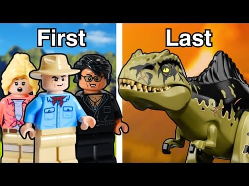 I Built Every Jurassic Park Movie in Lego