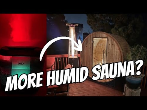 Barrel Sauna Humidity Hack: I Tried Pre-Humidifying My Costco Almost Heaven Sauna