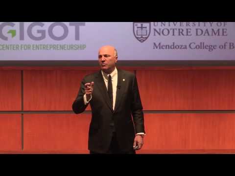 Kevin O'Leary of Shark Tank - Insights on Entrepreneurship at Mendoza College