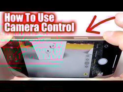 How To Use Camera Control Button - iPhone 16 Pro Max & iPhone 16 Tutorial