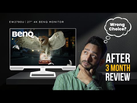 3 Months later review of EW2790U|27” 4K BenQ Monitor #benqmonitor #desktopsetup #techreview