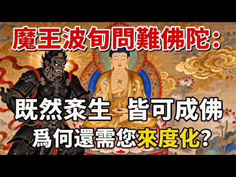 魔王波旬問難佛陀:既然衆生皆可成佛,爲何還需您來度化?佛陀的回答令其心悅誠服!#佛學#佛教#佛法無邊#佛陀#修心#修行文化#智慧人生#禪悟人生#傳統文化#修行#玄學