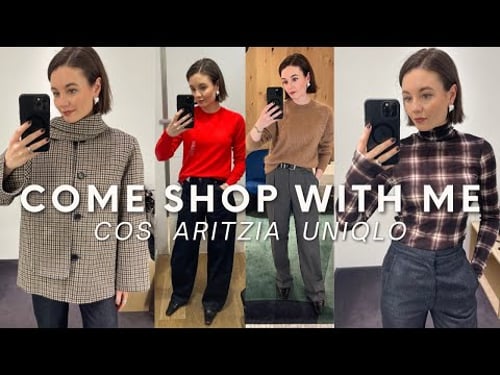 COME SHOP WITH ME | NEW IN COS, ARITZIA & UNIQLO