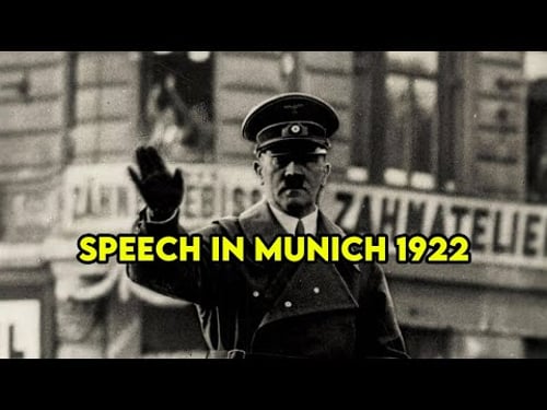 Hitler Speech 1922: "The Jewish Question" (In English)