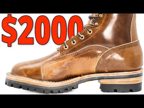 World's Most EXPENSIVE Work Boot! How It's Made: Nicks Handmade Boots - Shell Cordovan Boot