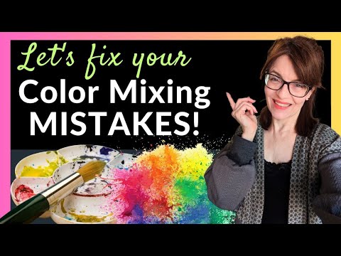 Fixing MISTAKES! (Watercolor Mixing Tutorial)