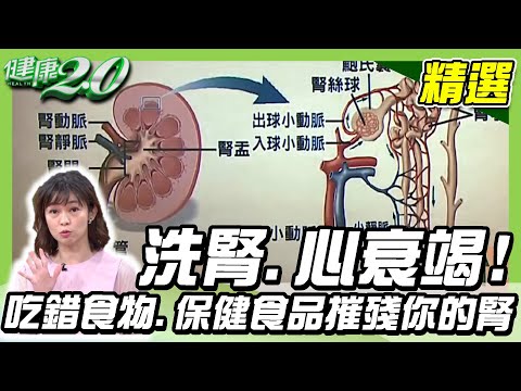 洗腎、心衰竭!吃錯食物、保健食品會摧殘你的腎,你還每天吃?【健康2.0精選】
