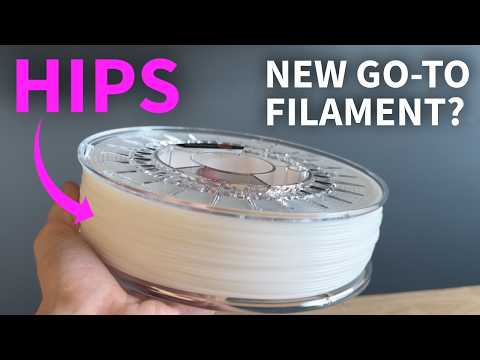 The Best Filament for Affordable & Versatile 3D Prints: HIPS tested!