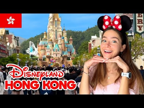 FIRST TIME at HONG KONG DISNEYLAND! ๐ญ๐ฐ (not what we expected)