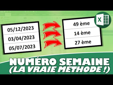 Comment obtenir efficacement le numéro de semaine d’une date donnée sur Excel ?