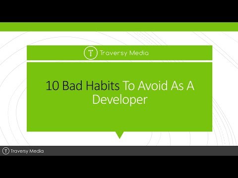 10 Bad Habits To Avoid As A Developer