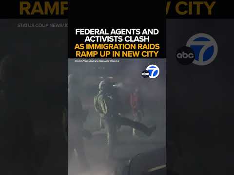 Federal agents and activists clash as immigration raids ramp up in Chicago