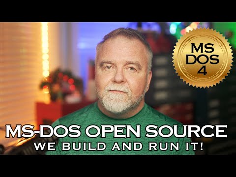 MS-DOS has been Open-Sourced! We Build and Run it!