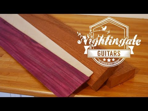 Timber preparation for a laminated neck