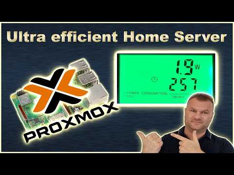 Proxmox on Raspberry Pi as your Ultra Power efficient Home Server!