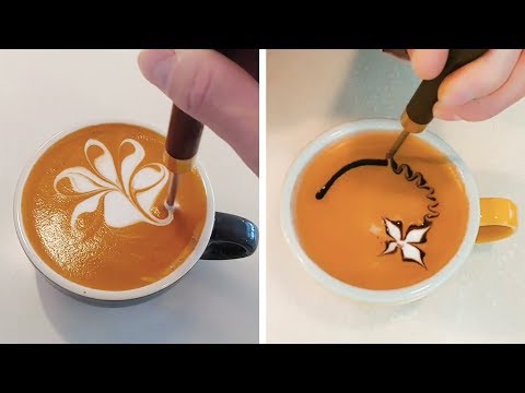 BARISTA TURNS COFFEE INTO INCREDIBLE WORKS OF ART