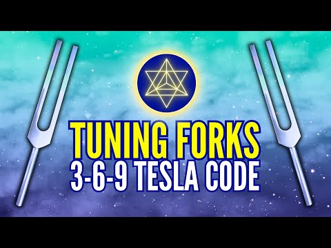 9 HOURS Tuning Forks 369 Hz + 396 Hz + 639 Hz + 963 Hz ๐ด Nikola Tesla's 3-6-9 Secret Code