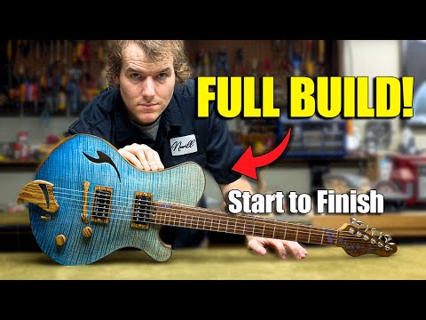 Building an Electric Guitar | Handcrafted Woodworking | Full Build