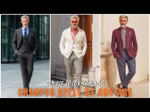 Clean Color Combinations That Improve Style After 50 (20 Looks) - men's fashion
