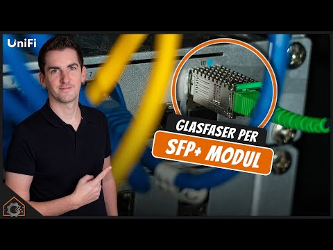 SFP+ module on the UniFi Dream Machine Pro (for fiber optics)