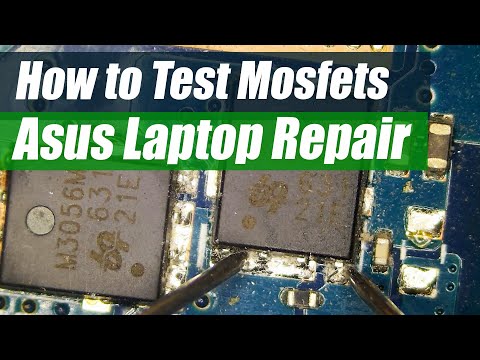 Asus GL502v Laptop Repair No Power- How to Test for a Bad Mosfet