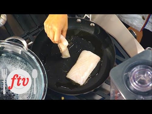 Cat Cora Demonstrate's How to Properly Cook Halibut | Masterchef